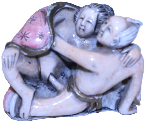 Netsuke porcellana dipinta - netsuke,