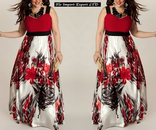 Vestito lungo donna floreale - donna,