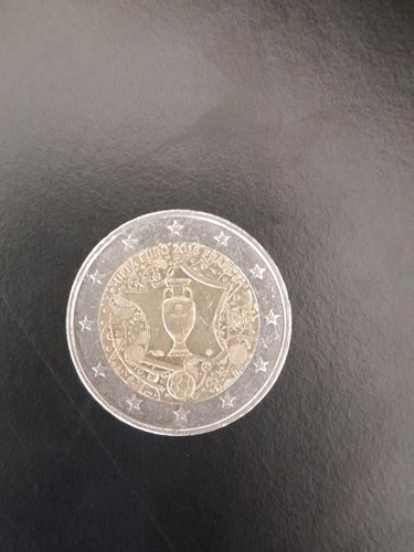 Moneta euro rara uefa - euro,