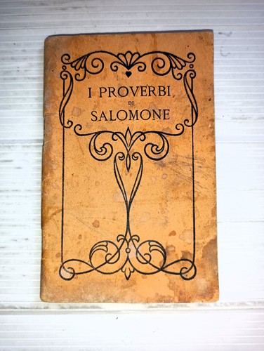 Libretto proverbi di - i,