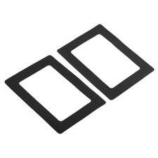 2 Pezzi Cornice Magnetica Portafoto PVC Calamite Porta Foto Nero 4x6 Pollici