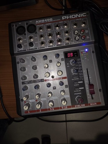 Mixer phonic am240d - mixer,