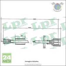 Cavo contachilometri alberino