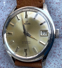 Orologio Vintage Enicar Automatico 25Jwls 35mm Acciaio Inox AR 1125 Fresco Servizio