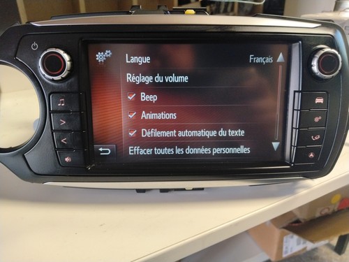 Autoradio origine toyota - d'origine,
