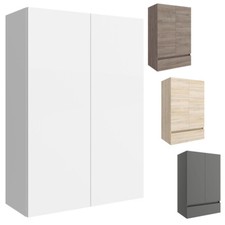 MOBILE COLONNA SOSPESO 2 ANTE 1 CASSETTO ARMADIO MODERNO ARREDO BAGNO LAVANDERIA