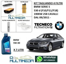 TAGLIANDO 4 FILTRI E OLIO