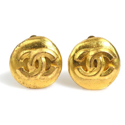 Orecchini clip con logo cc - a,