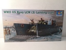 WW II Us Navy LCM 3 Landing Craft Trumpeter Kit 00347 Scala 1/35 -A29