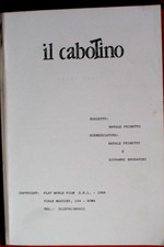 IL CABOTINO Sceneggiatura Film