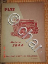 Autocarro FIAT 364 A catalogo ricambi motore 1957