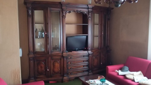 Vetrina noce massello con - massello,