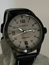 BLACK FRIDAY Orologio uomo automatico data qua testurizzato movimento vista nero