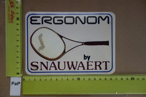 Vecchio adesivo sport tennis