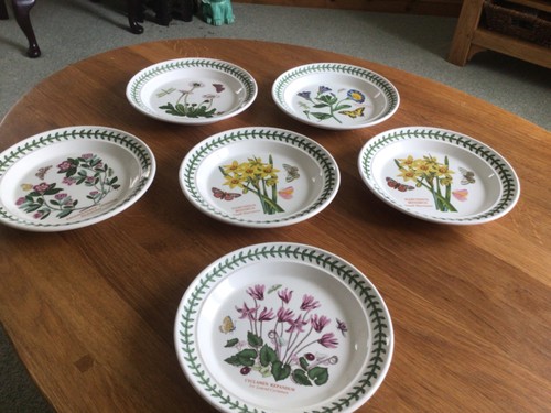 Six assorted portmeirion - assorted,
