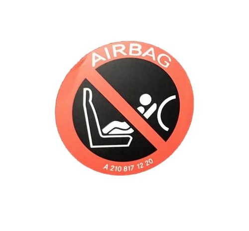 Adesivo airbag mercedes - adesivo, molti