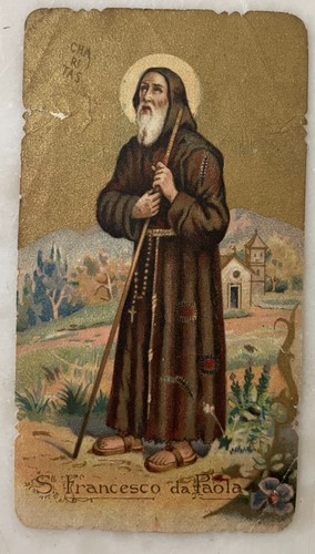 Antico santino cromo holy card - santino,