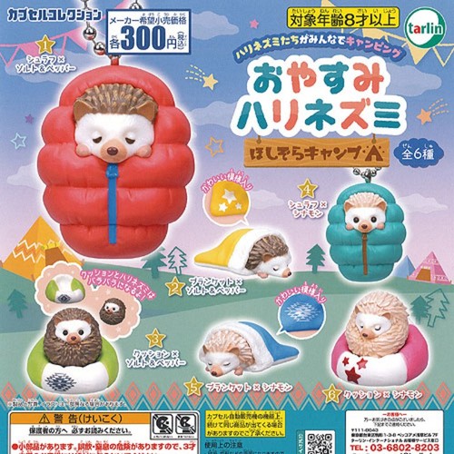 Oyasumi hedgehog starry camp - oyasumi,