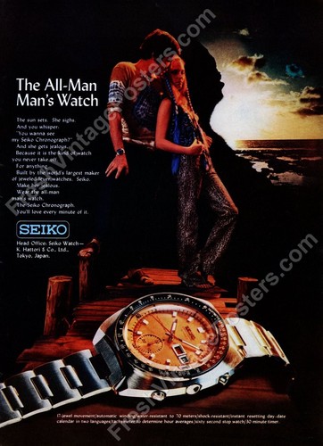 Seiko chronograph 6139 - chronograph, 1969
