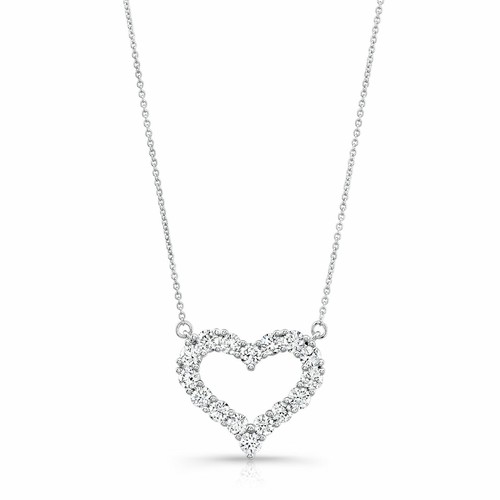 14k oro bianco rotondo - 14k,