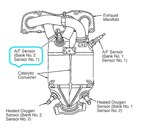 Sensore lambda rav4 previa - sensore,