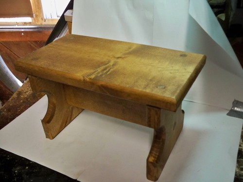 Sgabello gradini legno - a,