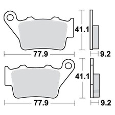 Pastiglie freno ruota