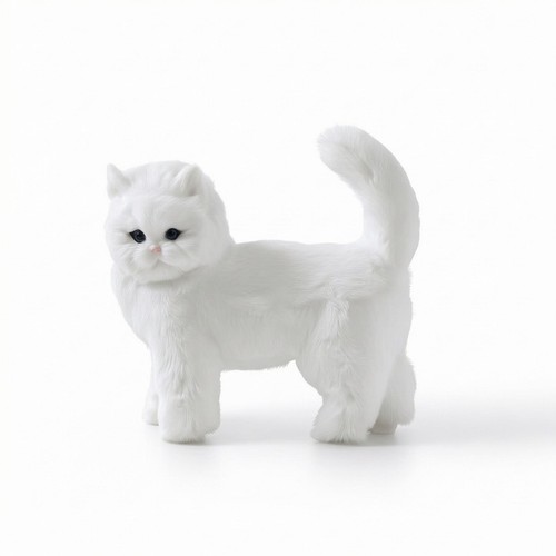 Gatto peluche con occhi - peluche,