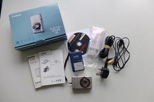 Canon fotocamera digitale IXUS 50 5.0MP argento funzionante con scatola