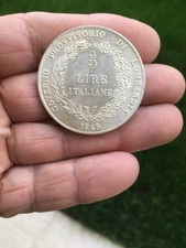 COPIA - 5 lire 1848 - Governo Provvisorio di Lombardia