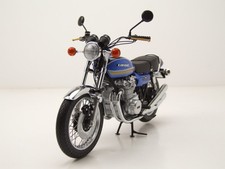 Modellino moto Kawasaki 900 Z1 Super 4 1972 blu metallizzato 1:12 Minichamps