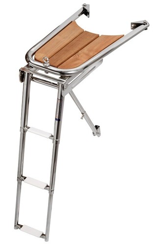 Bompresso acciaio inox - acciaio, teak