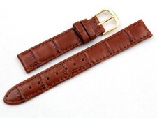 Cinturino Citizen 15mm Lady Stampa Coccodrillo Marrone Stile Classico Retrò Cool