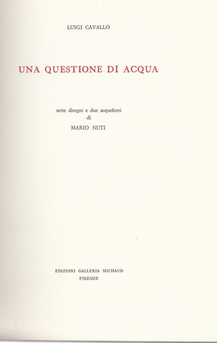 Cavallo una questione - l., di