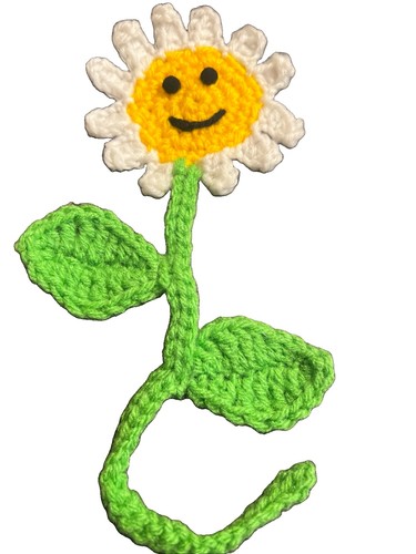 Bookmark sunflower crochet - sunflower,
