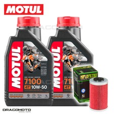 KTM 640 LC4 Adventure 2002-2005 Tagliando Olio Motul 7100 4T 10W-50 2 litri f...