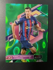 TOPPS CHROME FINEST LEWANDOWSKI  /99 GREEN FC BARCELLONA