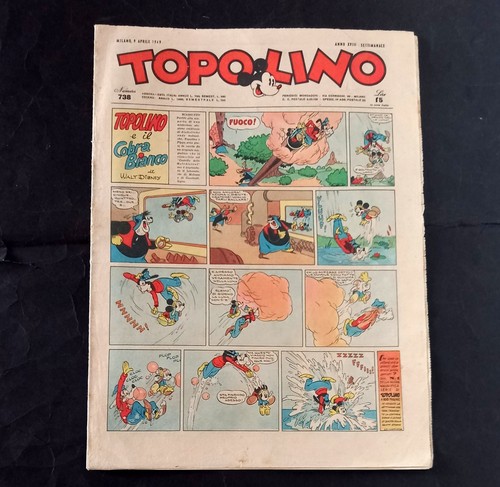 Topolino giornale 738 - topolino, 1949