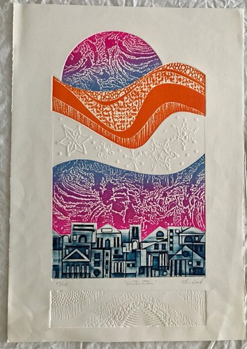 Quadro paesaggio urbano - paesaggio,