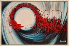 QUADRO AD OLIO il tunnel di