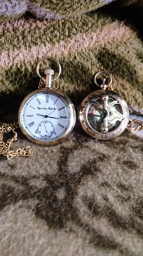 Set orologio tasca elgin - set,