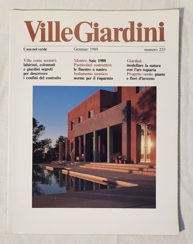 Rivista ville giardini 1989 - rivista, giardini"