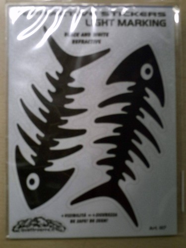 Adesivo lisca pesce - adesivo, di