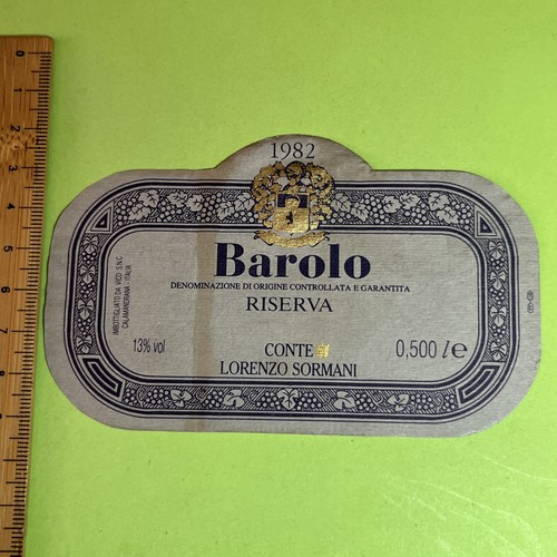 Barolo riserva conte lorenzo - barolo,