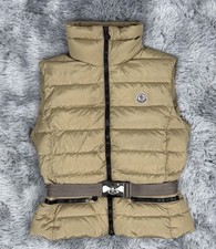 Moncler Gaelle piumino gilet giacca 3 M 20”ptp cappotto originale beige Bady Ghany