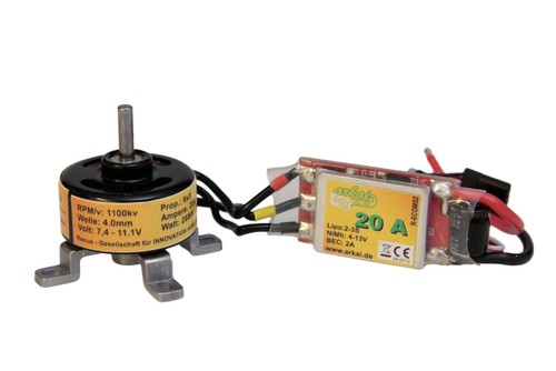 Set brushless 3007 1100kv - set,