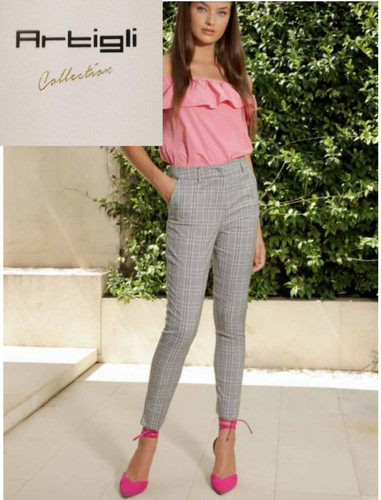 Pantaloni artigli quadri - pantaloni, con