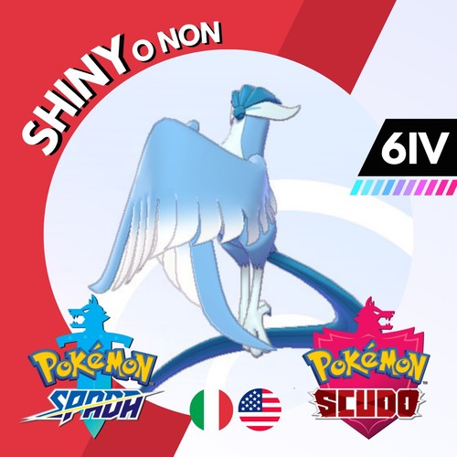 Articuno galar shiny non - shiny, o