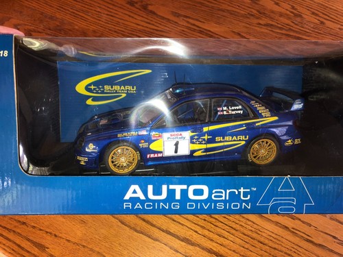 Autoart subaru 2001 rally - 1:18,
