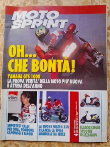 Moto sprint 1993 gts - n.4,